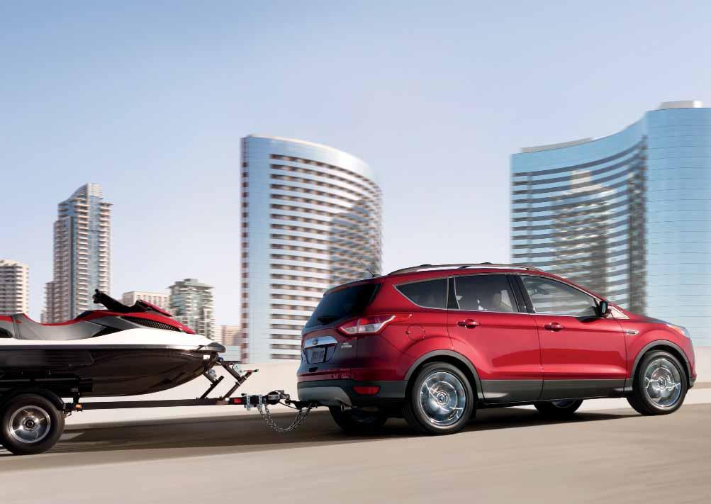 Tows up to 3,500 lbs. with greater efficiency. Do your weekends involve towing recreational gear? The 203 Escape is ready for action. Our 240-hp 2.
