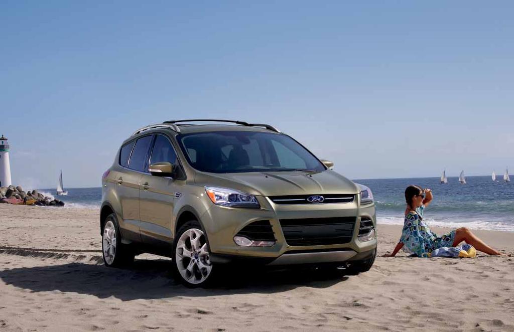 Sleek. Smart. More fun than ever. The all-new 203 Ford Escape. We put more into it so you can get more out of it.