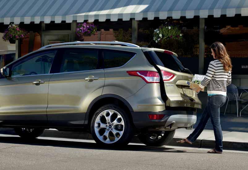 Ready to lend you a hand. Loading cargo into your SUV has never been easier than with the class-exclusive, hands-free liftgate on the all-new Escape.