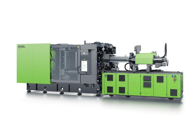 More power on less space: The ENGEL duo stands out with its sophisticated, compact machine concept.