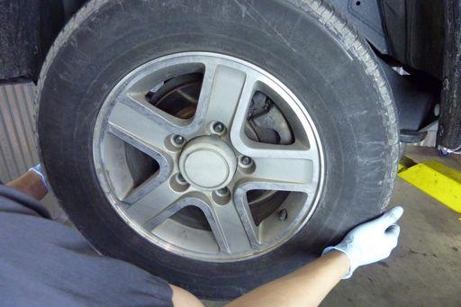 Begin on the Driver Side Step 5 Remove the Lug nuts using a