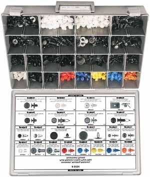 Covers Nylon Grommets, Moulding Clips, Hood Clips, Push Retainers, Door Panel Clips & U Nuts