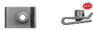 Retainers Push Type 5/16" (8mm) Hole Size 10mm Stem Length 20mm Flange Diameter Black Nylon Fender Push Type Retainers Honda # 91501-TR0-003 23/64" (9mm) Hole Size 15mm Stem Length 18mm Head Diameter