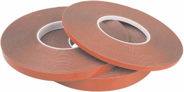 Ultra High Bond Double Sided Acrylic Tape Grey Tape with Red Liner Made in U.S.A. Part # Width Thickness Length Qty. 13043B 1/4.045 Mil 60 50 Rolls/Case 13043PK 1/4.045 Mil 60 1 Roll 13044B 1/2.