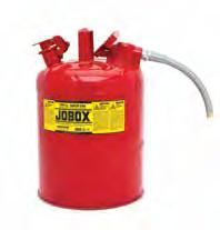 TYPE I FLAMMABLE LIQUIDS CANISTERS JOBOX Type I Cans are made of resilient terne plate steel for the ultimate in corrosion resistance.