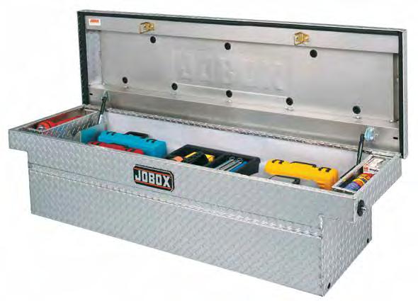 PROFESSIONAL ALUMINUM SINGLE LID CROSSOVERS JOBOX Professional is the ultimate in truck storage security and capacity.