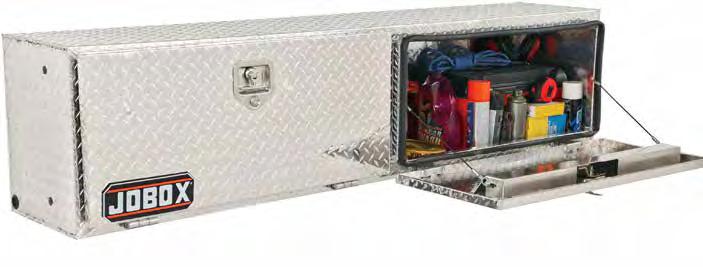 PROFESSIONAL ALUMINUM TOPSIDES JOBOX Professional Aluminum Topside Boxes provide superior security and easy access. Topsides mount on top of the side walls to keep the bed free for bulky cargo.