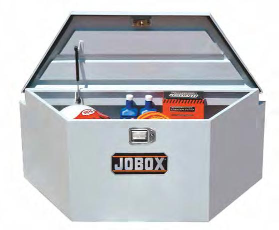 STEEL TRAILER TONGUE BOX JOBOX Steel Trailer Tongue Boxes provide superior security and weather-tight storage.