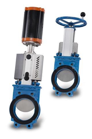Knife gate valve WB11 Stafsjö's knife gate valve WB11 is bi-directional tight and has a cavity free full bore with superior flow characteristics. Integrated flange gaskets makes it easy to install.