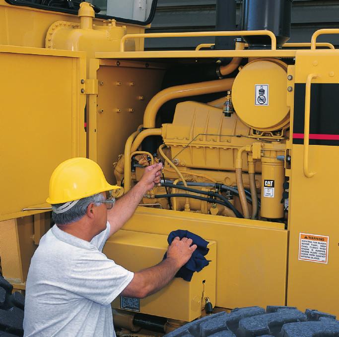 Serviceability Conveniently placed service points make routine maintenance quick and easy.