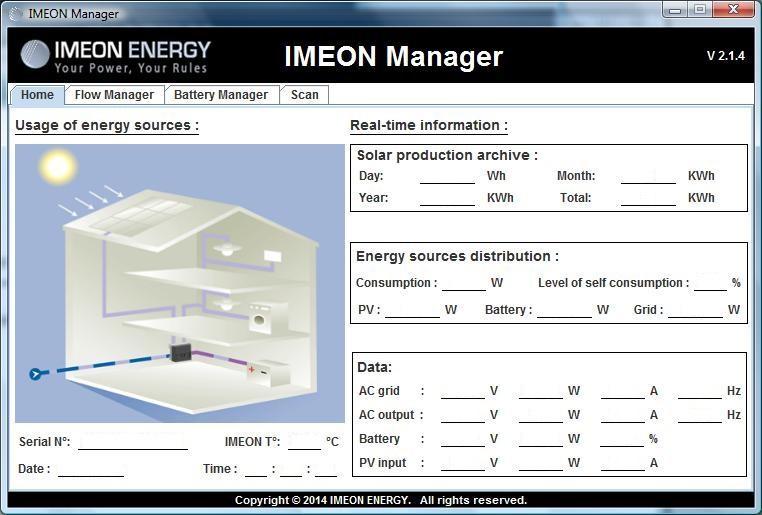 4- Using the IMEON Manager software WARNING: Before performing any modifications, make sure that you follow the