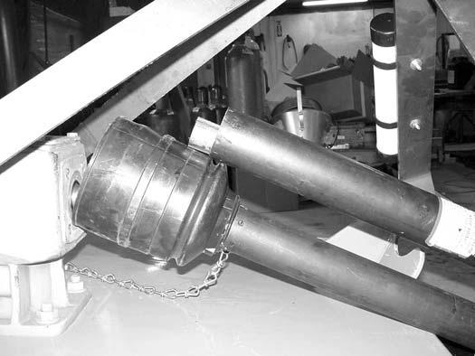 If driveline is too long, please follow the instructions for shortening the driveline. SHORTEN DRIVELINE 1.
