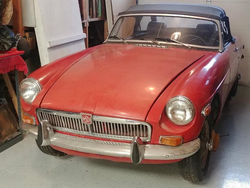1973 MG B NO RESERVE, Barn find brought back to life,