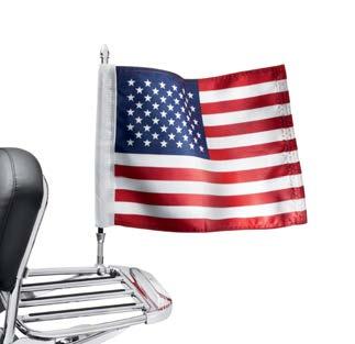 LUGGAGE 725 Flags g. Premium American flag Kit Proudly display Old Glory with this Premium Flag and Mast Kit.