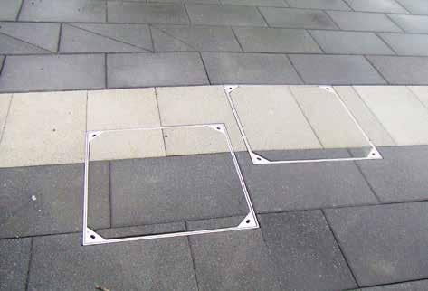 KENT STAINLESS 11 EXAMPLE KENT SOLO PAVER KSP-450/450 Product Code Clear Opening Tray Depth Visible Frame Size (Unsealed) KSP-450/450 450mm x 450mm 80mm 552mm x 552mm KSP-600/450 600mm x 450mm 80mm