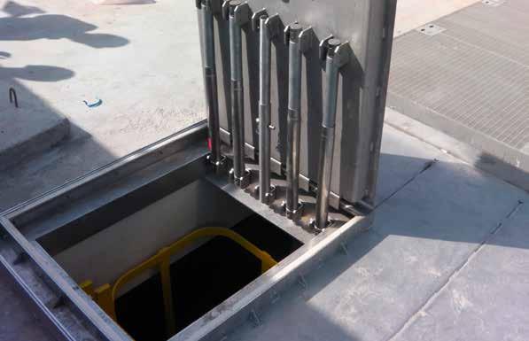 the manhole to be opened with a force compliant with manual handling regulations.