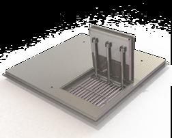 KENT STAINLESS MANHOLES 43 KENT CHEQUER MAN ACCESS KCHQMA2400/2400 continued Product Code Clear Opening Tray Depth