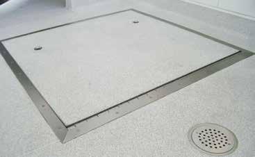 Triple Seal Access Covers Tray depths are typically 50mm for the 300mm and 450mm clear ope sizes and 75mm for 600mm, but can be increased where necessary.