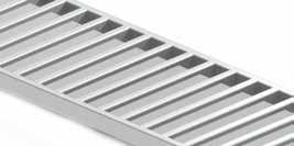KENT STAINLESS GRILLES 79 KENT LADDER GRATING Kent Ladder Grating is normally used to suit the KSBC range of drainage channels or the KAF Angle Frame.