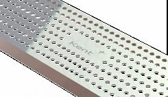 80 KENT STAINLESS GRILLES KENT PERFORATED GRATING The Kent Perforated Grating is laser cut perforated grating normally used to suit the KSBC range of drainage channels or the KAF Angle Frame range.