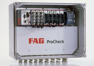 Products Condition monitoring Vibration diagnosis ProCheck FAG ProCheck ProCheck is the latest generation of modular concept online monitoring systems.