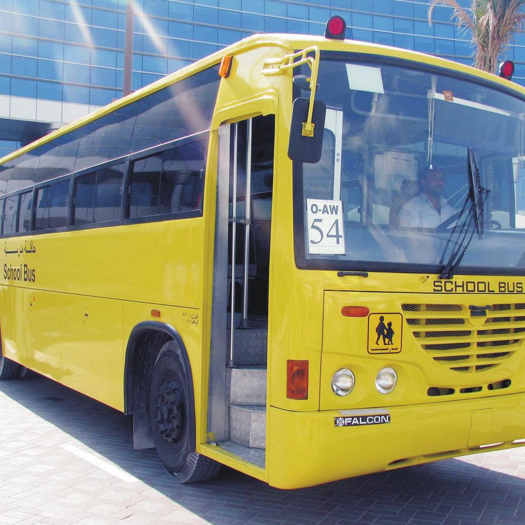 UAE Ministry of Interior pilot project for RFID-based SCHOOLBUS/STUDENT TRACKING SYSTEM Safe, secure and verified school bus transportation TECHNOLOGY School bus route tracking and live data