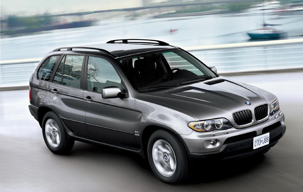 The 2004 X5 SAV: The perfect vehicle for the road