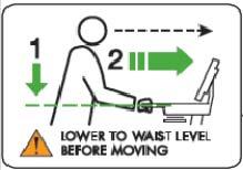 Safety Recommendations and Warnings WARNING: As with any mobile cart, caution must be taken when pushing the cart through elevator doorways and over thresholds.