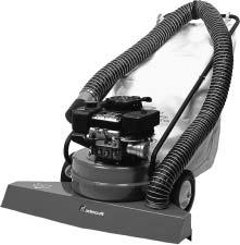 LITTER VAC SPECIFICATIONS! Engine: Briggs & Stratton 6 HP! Involute Housing:! 6 3 /4" High X 18 3 /4", all 14 gauge welded steel reinforced at all stress points.