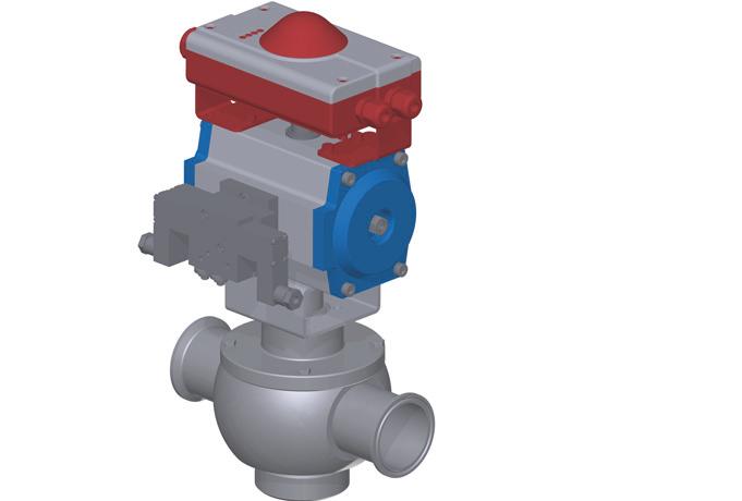 4.1 2-Way Control Shutter Valve Ideal for controlling sensitive media containing solid particles On account of their favorable flow characteristic LAUFER free flow shutter valves are particularly