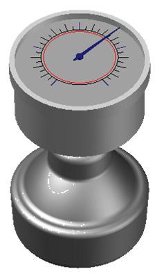 ACCUGAUGE Gauge with Diaphragm Isolators The Gauge and diaphragm isolator is designed to be mounted into a system to accurately set and monitor system pressures.