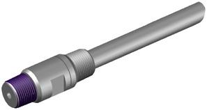 The quill shall have male inlet and outlet NPT connections, with optional connection styles. The Quill shall have a built-in spring loaded check valve to reduce siphoning.