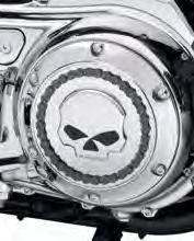 546 ENGINE TRIM Derby, Timer & Air Cleaner Trim A. SKULL & CHAIN COLLECTION CHROME Links to the dark side.