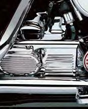 na and 07-later Softail, Touring and Trike models. D. CYLINDER BASE COVER SMOOTH Add a finished chrome look to the left side of your Twin Cam engine.