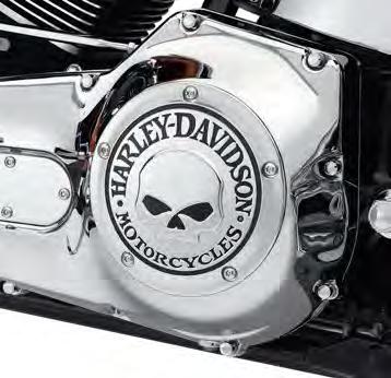 ENGINE TRIM 537 Derby, Timer & Air Cleaner Trim C. WILLIE G SKULL COLLECTION DERBY COVER C. WILLIE G SKULL COLLECTION Add a little attitude to your ride.