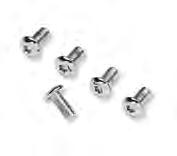 95 94529-95 5/16" (pkg. of 10). $9.95 94531-95 3/8" (pkg. of 10). $8.95 E. CHROME HEX BOLT COVERS Place over a variety of exposed bolts for a cleaner, detailed look.