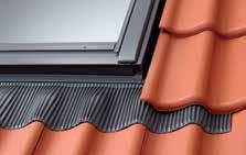 Precision-made Flashings Safe, effective rainwater drainage The unique construction of VELUX flashings ensures safe drainage of rainwater