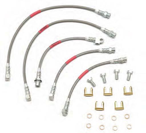 STOPFLEX STAINLESS STEEL BRAIDED HOSES HOSE KITS - DOMESTICS Any brake or hydraulic clutch can be fitted with Classic Tube s Pre-Assembled Hose Kits.
