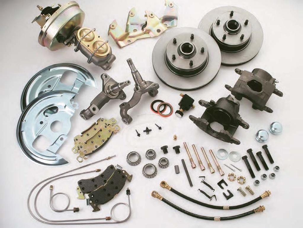 We can also custom manufacture complete brake line kits incorporating the aftermarket components of disc brake conversion kits to finish your project correctly.
