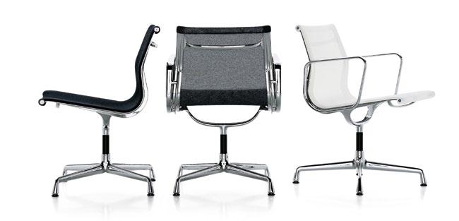 EA 1, EA 107, EA 108 Charles & Ray Eames, 1958 EA 1, EA 108, EA 107 The chairs in the Aluminium Group are the best known design by Charles and Ray Eames.