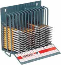 DISPLAY STANDS 1130 Merchandiser for striking tools 130 pieces T Tools made from chrome-molybdenum-vanadium air hardening steel 45CrMoV7 T Merchandiser made from sheet metal