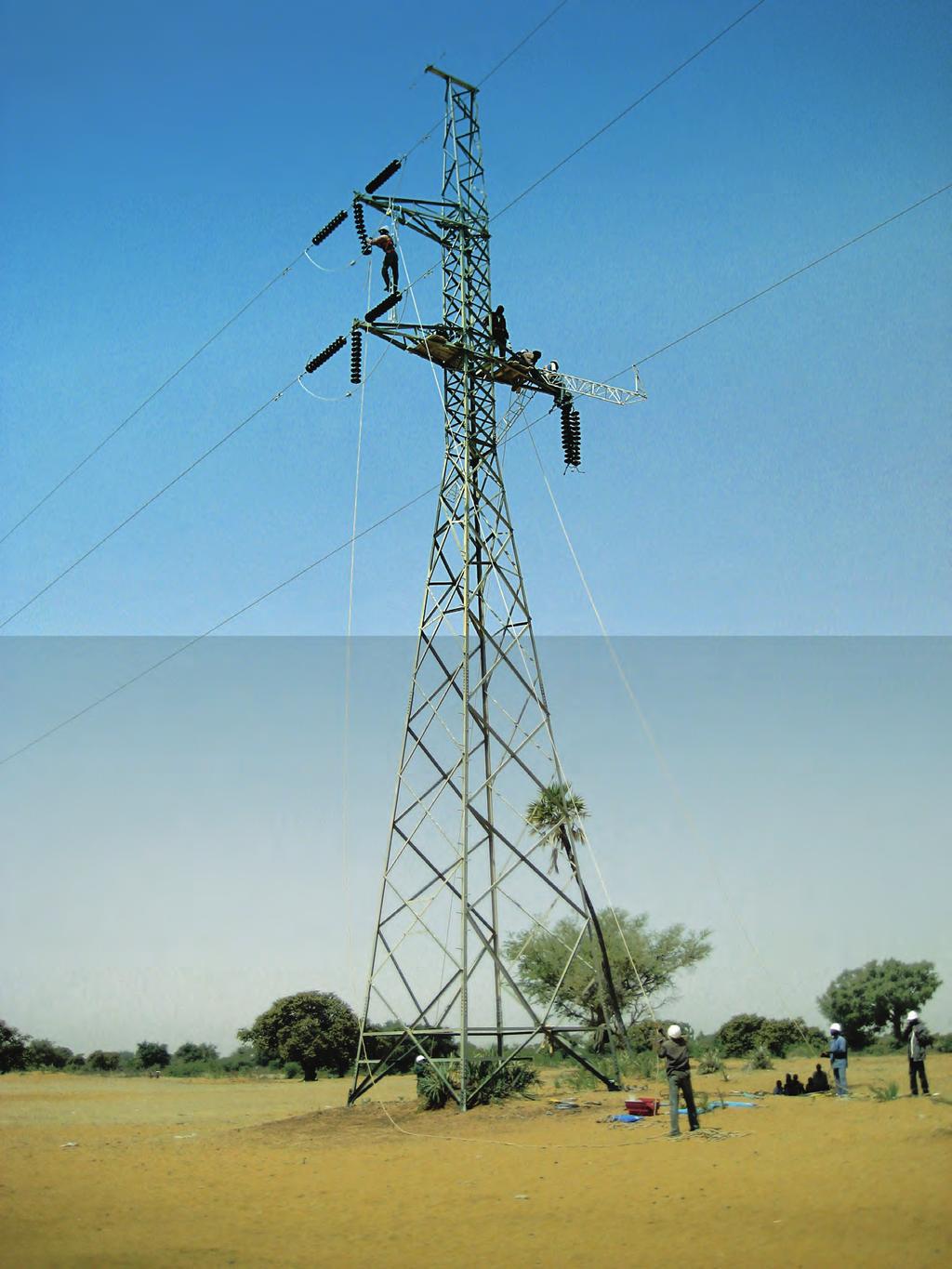 Overhead lines Africa: Aero-Z HV power links between Nigeria and Niger Upgrade of a vital power link between Birnin-Kebbi