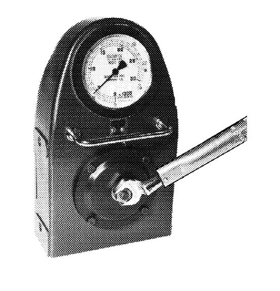 BOLT LOAD METER OPERATORS HANDBOOK PAGE 7 OF 11 DETERMINING TORQUE/TENSION FIGURES When torque/tension information on a nut and bolt assembly is required, assemble the sample fastener using the