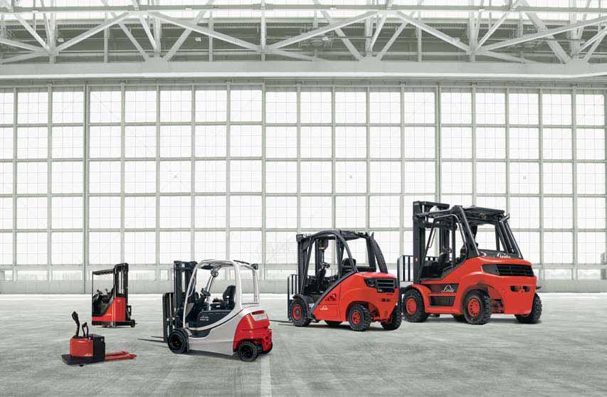 With annual sales exceeding 100,000 forklift trucks, Linde ranks among the world's leading manufacturers. This position has been justly earned.