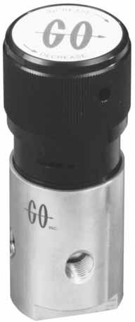 CBP-3 Series Compact Stainless Steel Back Pressure Regulators Introduction The CBP-3 Series is a compact back pressure regulator with some of the time proven features of the BP-3 Series and new