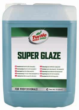 SUPER GLAZE ULTRA WAX Unique formula creates effective surface protection resulting in a high gloss. Unique formula that locks onto the car s surface and helps create a weather-tight protection.