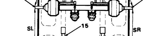 Tighten clamp bolts (1) on front torque arm (12) to 55-6 lb-ft (74.6-81.3 Nm). i.