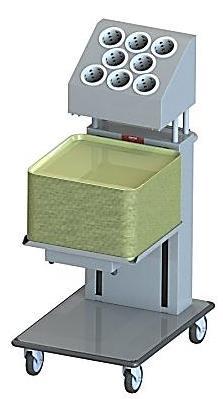 TRAY AND RACK DISPENSER - OPTIONS - CANTILEVER DESIGN - SINGLE UNIT - SELF LEVELING,