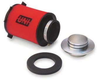 Large. Uni-Cap S Uni-Cap L Uni Foam Filter Oil allows maximum airflow while keeping the dirt and dust particles out.