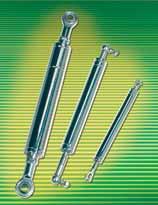 Stainless Steel Traction Gas Springs (Pull Type) Stainless steel industrial traction gas springs Material 1.4301/1.4305, AISI 304/303 (V2A) Material 1.4404/1.